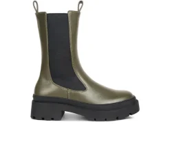 London Rag Chelsea>Women's Jolt Mid Calf Chelsea Boots