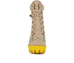 Women's Larch Lace Up Platform Booties|London Rag Hot
