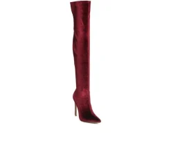 Women's Madman Knee High Stiletto Boots|London Rag Discount