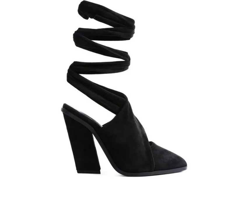London Rag Clogs & Mules>Women's Mama Fav Block Heel Mules