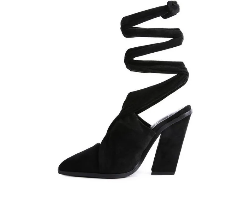 London Rag Clogs & Mules>Women's Mama Fav Block Heel Mules