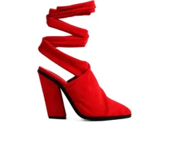 London Rag Clogs & Mules>Women's Mama Fav Block Heel Mules