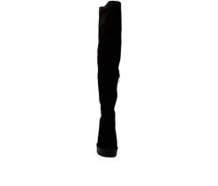 Women's Maple Over The Knee Heeled Boots|London Rag Discount