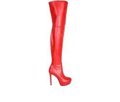 London Rag Dress>Women's Marvelettes Over The Knee Stiletto Boots