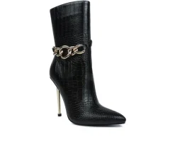 London Rag Dress>Women's Nicole Stiletto Booties