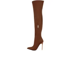 Women's No Calm Over The Knee Stiletto Boots|London Rag Hot