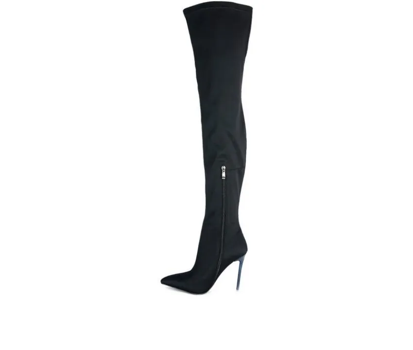 Women's No Calm Over The Knee Stiletto Boots|London Rag Hot