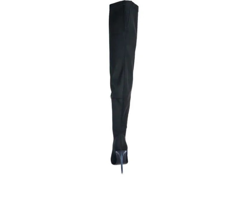 Women's No Calm Over The Knee Stiletto Boots|London Rag Hot