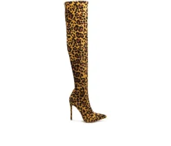 London Rag Dress>Women's Pokey Over The Knee Heeled Boots