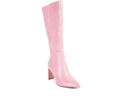 London Rag Tall|Dress>Women's Prinkles Knee High Heeled Boots