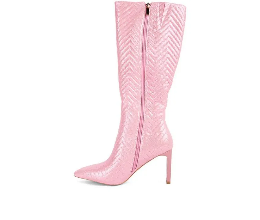 London Rag Tall|Dress>Women's Prinkles Knee High Heeled Boots