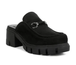 London Rag Clogs & Mules>Women's Prosper Chunky Heeled Mules