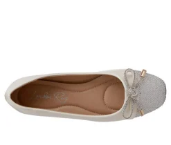 Women's Rhinestone Toe Cap Flats|London Rag Hot