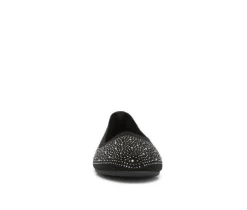 Women's Rhinestone Ballet Flats|London Rag Online