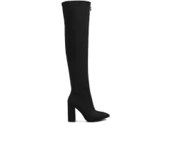 London Rag Dress>Women's Ronettes Over The Knee Heeled Boots