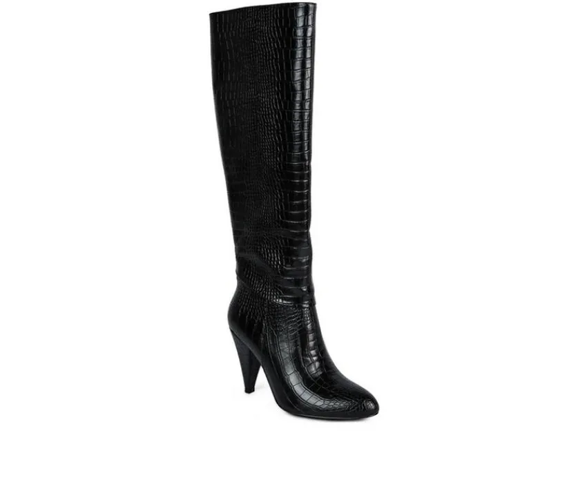 London Rag Tall|Dress>Women's Rum Rolls Knee High Boots