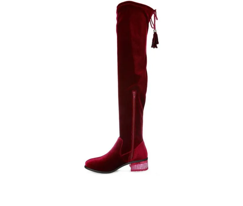 London Rag Tall>Women's Rumple Knee High Boots