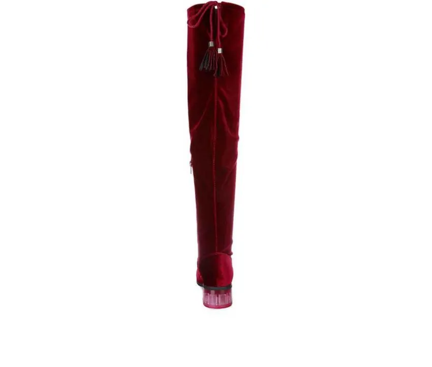 London Rag Tall>Women's Rumple Knee High Boots