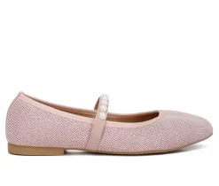 London Rag Flats>Women's Sassie Mary Jane Flats