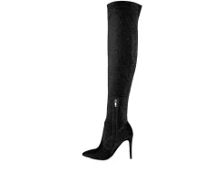 Women's Tigerlily Over The Knee Stiletto Boots|London Rag Best