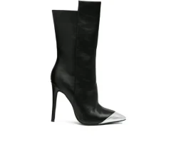 London Rag Dress>Women's Twitch Mid Calf Stiletto Booties