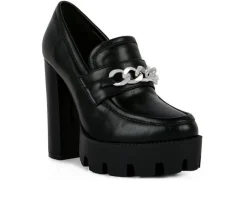 Women's Y2K High Platform Heeled Loafers|London Rag Hot