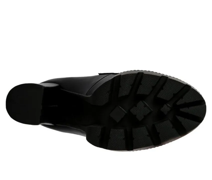 Women's Y2K High Platform Heeled Loafers|London Rag Hot