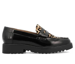 Women's Hali Chunky Lugged Loafers|Mia Amore Sale