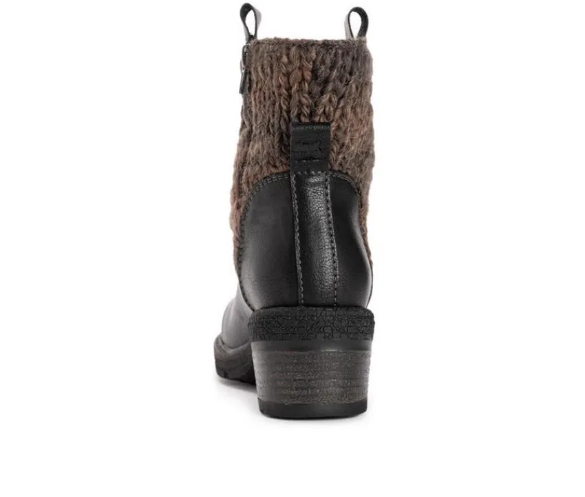 MUK LUKS Dress|Cozy>Women's Arya Arlene Heeled Winter Booties