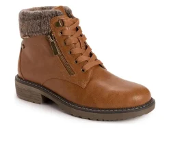 MUK LUKS Lace Up>Women's Garland Georgia Booties