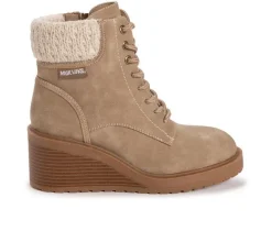 Women's Sky Solange Wedge Booties|MUK LUKS Sale