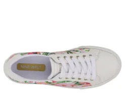 Women's Layna Lace Up Sneakers|Nine West Online