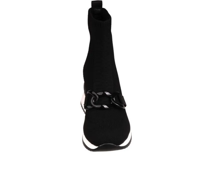 Women's Brooklyn Wedge Sneaker Booties|Ninety Union Clearance