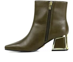 Women's Brooke Heeled Booties|Ninety Union Hot