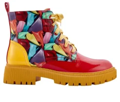 Ninety Union Lace Up>Women's Freeway Combat Boots