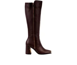 Women's Link Knee High Heeled Boots|Ninety Union Discount