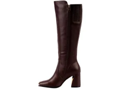 Women's Link Knee High Heeled Boots|Ninety Union Discount