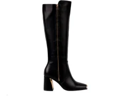 Ninety Union Tall|Dress>Women's Link Knee High Heeled Boots