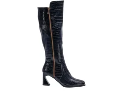 Women's London Knee High Heeled Boots|Ninety Union Hot