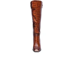 Women's London Knee High Heeled Boots|Ninety Union Online