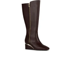 Ninety Union Tall|Dress>Women's Morgan Knee High Wedge Boots