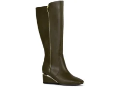 Women's Morgan Knee High Wedge Boots|Ninety Union New