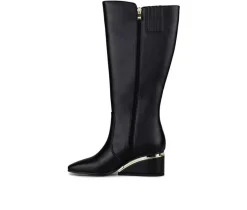 Women's Morgan Knee High Wedge Boots|Ninety Union Clearance