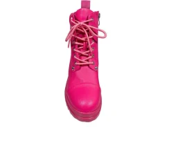 Women's Thunder Heeled Combat Boots|Ninety Union Online