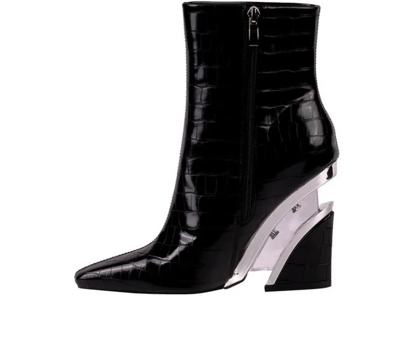 Ninety Union Dress>Women's Via Wedge Booties