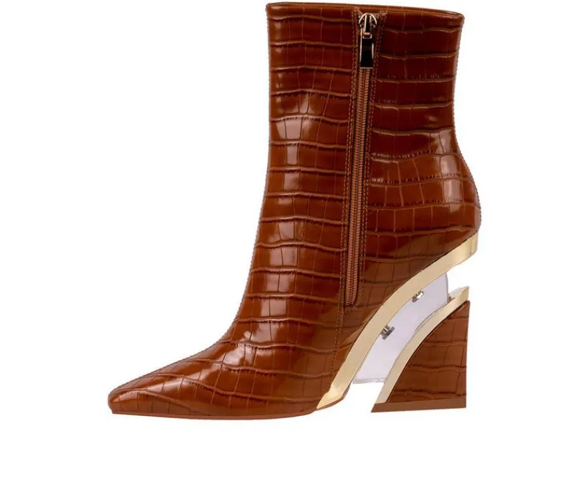 Ninety Union Dress>Women's Via Wedge Booties