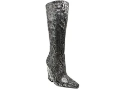 Women's Viva Wedge Knee High Boots|Ninety Union Clearance