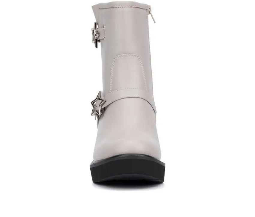 Women's Neptune Mid Calf Boots|Olivia Miller Hot