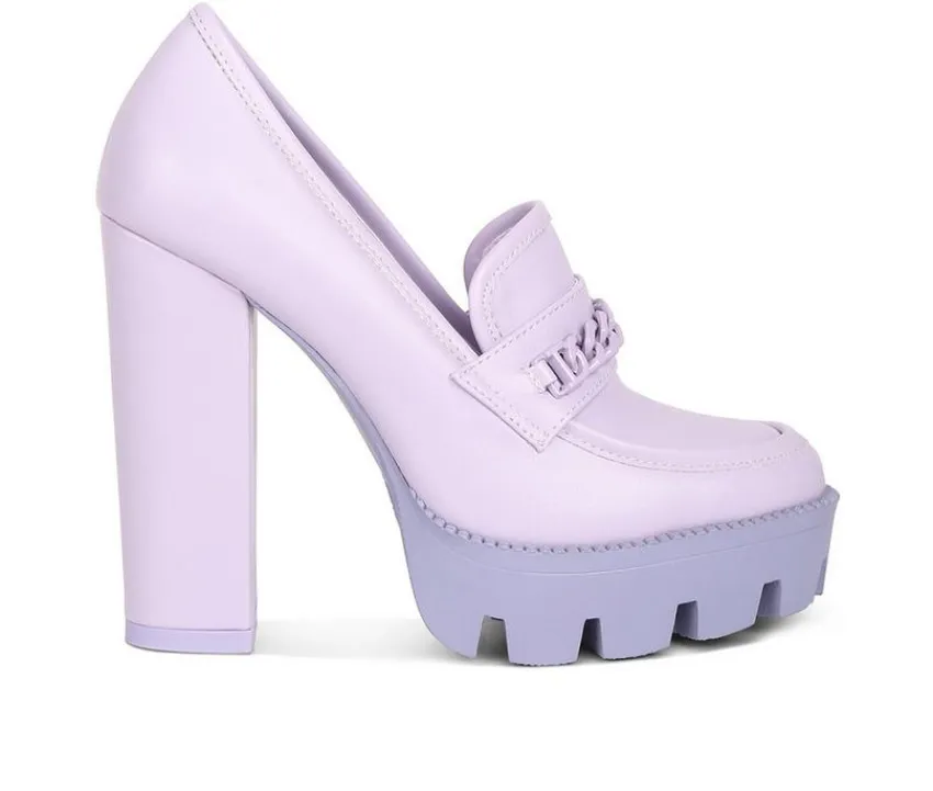 Women's Corinne Heeled Loafers|Rag & Co New