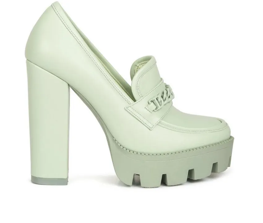 Women's Corinne Heeled Loafers|Rag & Co New